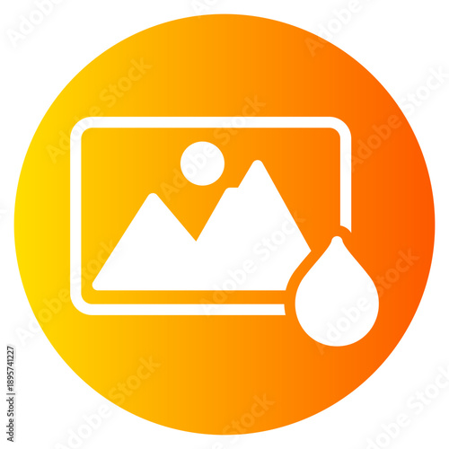 liquidity gradient icon