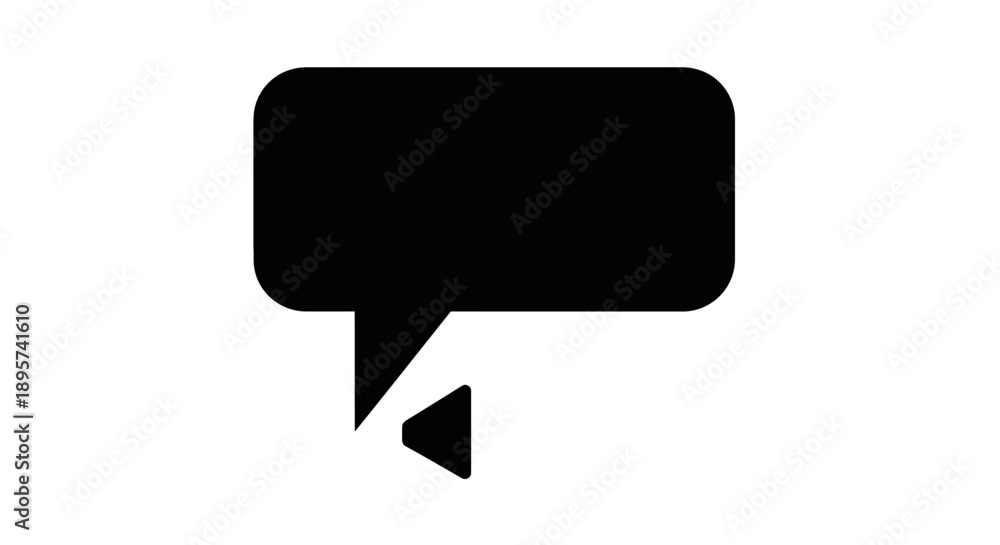 Fototapeta premium Speech bubble icon. Message, communication concept
