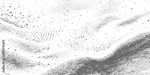 Abstract black and white background featuring a macro texture of clear raindrops and liquid bubbles on a wet glass surface
