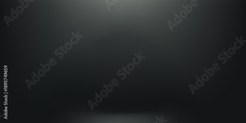 Showcase Black studio room. Limbo dark grey spotlight background. Abstract 3d backdrop for product presentation.  stand
