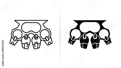 Pelvis x-ray image showing hip joint structure
