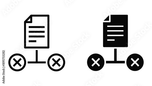 File rejection icons in different themes