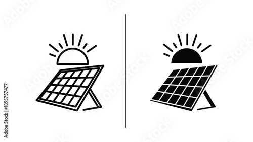 Solar panel harnessing sunlight for renewable energy