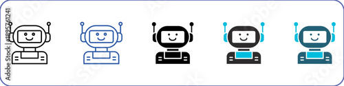 Robot Single Icon Pack Multistyle