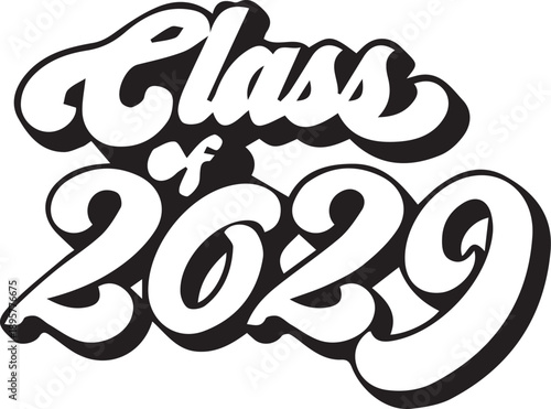 Beautiful happy new year 2029 text design