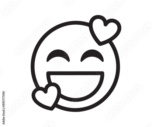 Smiling face with heart eyes and love gesture