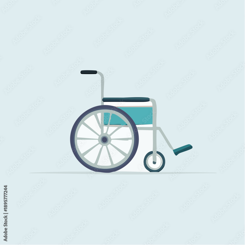 Fototapeta premium wheelchair vector illustration