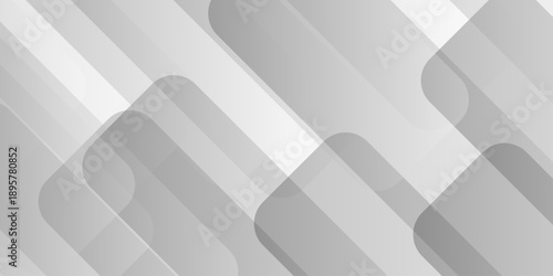 Geometric abstract square cover triangle white and gray gradient line background. vector presentation white transparent creative banner and template web design.