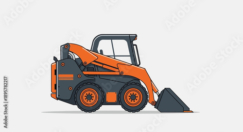 Compact Loader Machine For Construction Projects And Heavy Duty Work