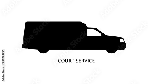 Court Service Van Icon