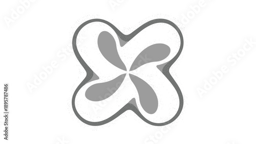 Spiraling snail shell illustration showcasing intricate natural growth lines and textured details on a white background.