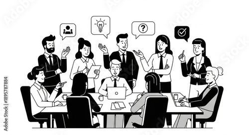 business people in a meeting