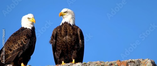 Wallpaper Mural Majestic Bald Eagles, Wildlife, Nature, Wildlife Photography, Powerful Birds Torontodigital.ca
