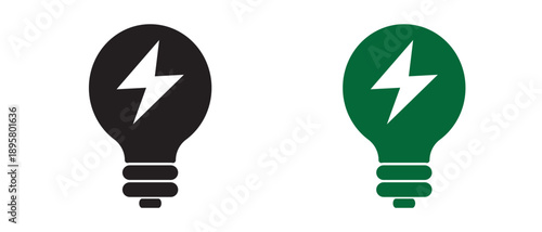 Low Power energy Consumption Icon, Energy consumption icon, Low electricity consumption icon, 