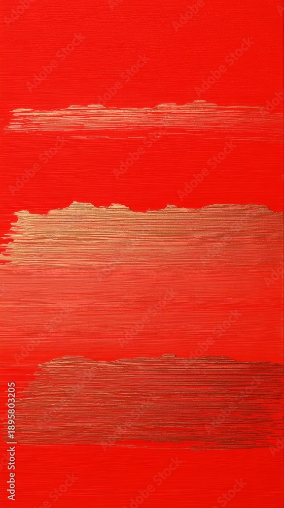 Obraz premium Background color, gold, red, ink wash painting, brushstrokes
