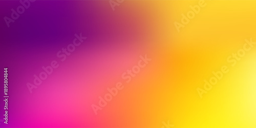 Abstract Blurred magenta purple yellow orange magenta purple background. Soft gradient backdrop with place for text. Vector illustration for your graphic design, banner, poster - Vector