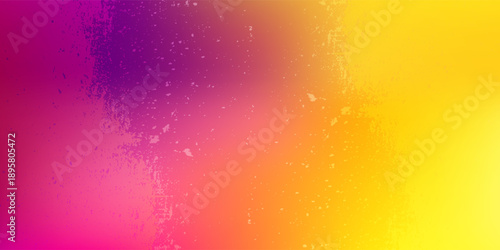 Abstract Blurred magenta purple yellow orange magenta purple background. Soft gradient backdrop with place for text. Vector illustration for your graphic design, banner, poster - Vector