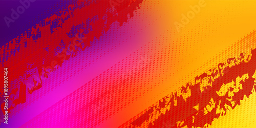Abstract Blurred magenta purple yellow orange magenta purple background. Soft gradient backdrop with place for text. Vector illustration for your graphic design, banner, poster - Vector