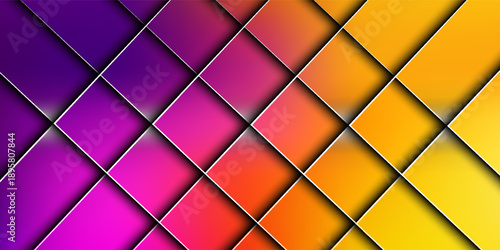 Abstract Blurred magenta purple yellow orange magenta purple background. Soft gradient backdrop with place for text. Vector illustration for your graphic design, banner, poster - Vector