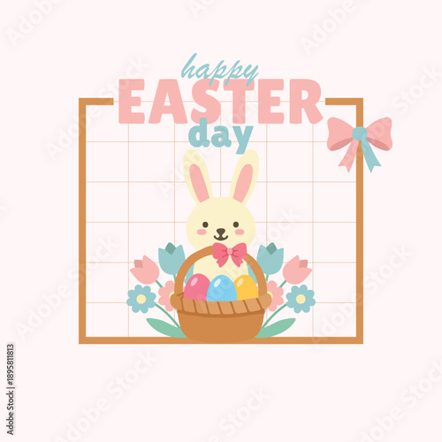 happy easter christian good friday flat design edition can be used for poster, social media post or etc