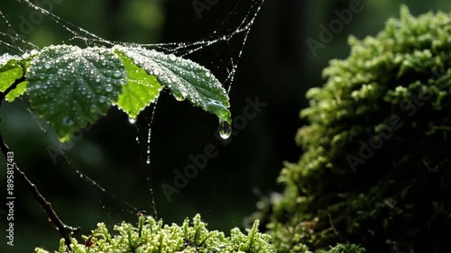 Atmospheric Movement Gentle, almost imperceptible motion within a tranquil natural setting.