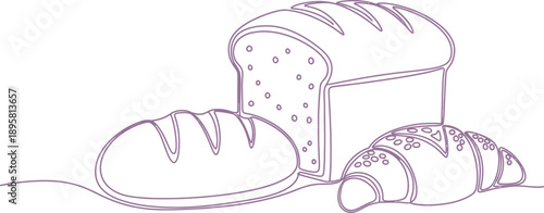 Fresh Bread Illustration