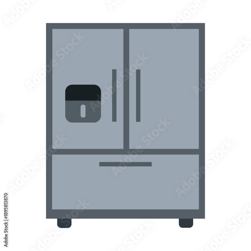 Home appliances refrigerator flat element