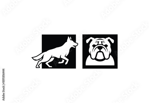 K9 concept logo design for your branding and identity