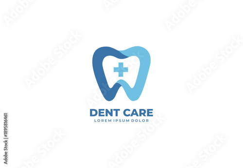 Dental clinic concept logo design for your branding and identity