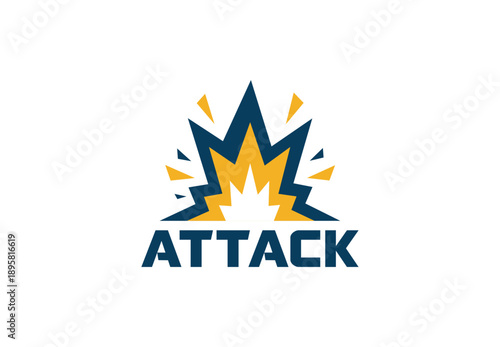 Blast concept logo design for your branding and identity