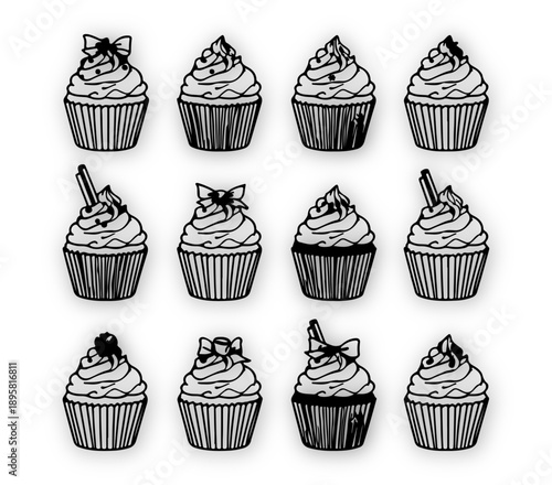 white and black cale desgine