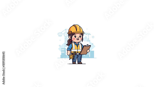 cute female engineer