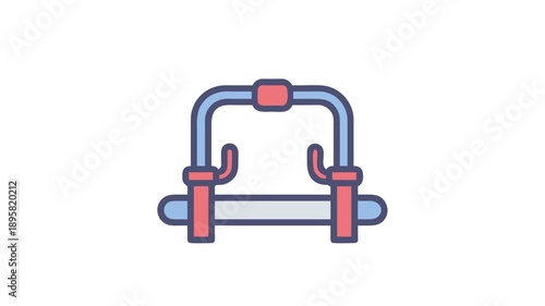 Olympic Barbell Clamps Icon