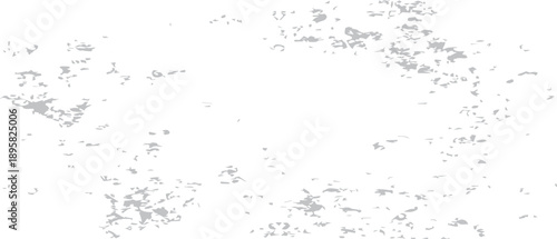 Vintage grunge illustration featuring a black ink splat and liquid watercolor splatter texture on a dirty paper background with an artistic paint drop border design