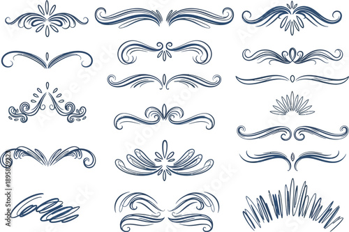 Vintage Decorative Swag and Scroll Designs