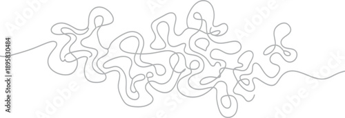 Abstract line art design element