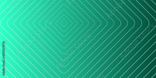 Abstract geometric background with concentric diamond shapes featuring a teal gradient and minimalist line art for modern digital design