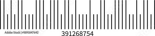 Minimal Barcode Icon for Mobile Scanning, Product Information, and Digital Identification