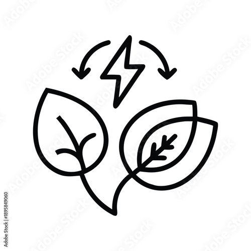 Professional Eco Energy Icon Set Featuring Renewable Power Nature Symbols