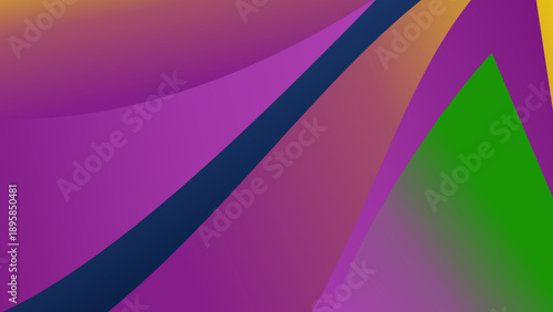 Vibrant Abstract Background With Purple Pink Green And Orange Geometric Shapes For Design Projects
