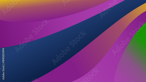 Vibrant Abstract Background With Purple Pink Green And Orange Geometric Shapes For Design Projects