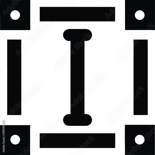 scroll bar vertical track silhouette vector illustration on transparent background