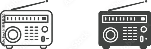 Black and White Radio Devices