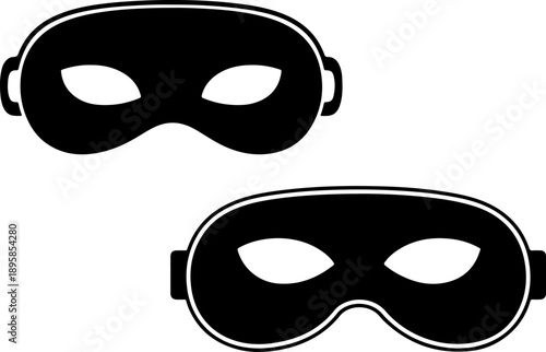 Pair of Eye Mask Silhouette