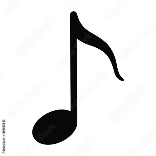 The eight musical note shows an element of design and artistic expression