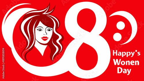 Celebrating empowerment and strength on international women's day Vector