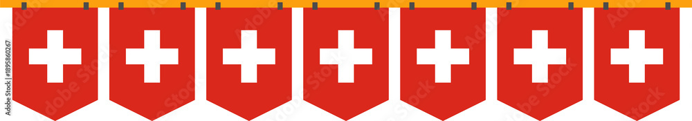 Obraz premium swiss flag