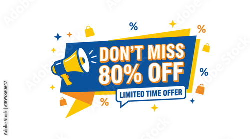 Don't Miss 80% Off - Exciting Discounts on Your Favorite Products - Online Sale Announcement