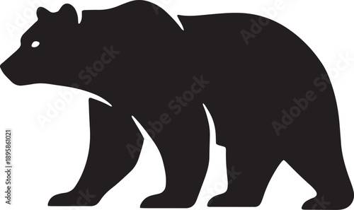 Bear silhouette animal
