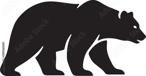 Bear silhouette animal
